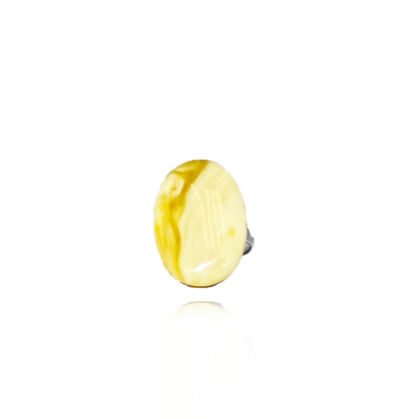 Amber rings with adjustable size "Dance"