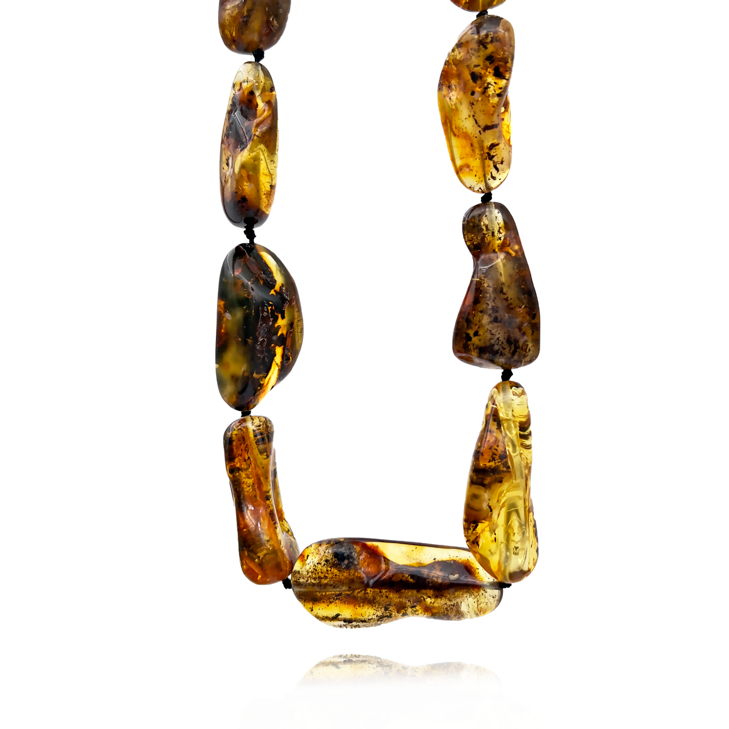 Amber necklace "Cape Verde"