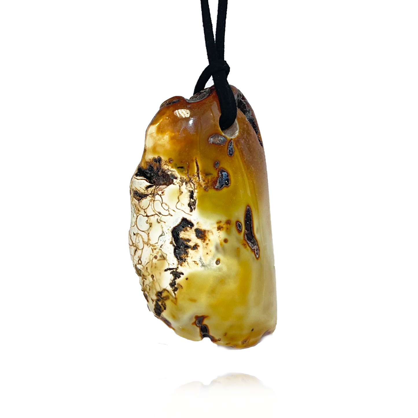 Amber pendant "Continent"