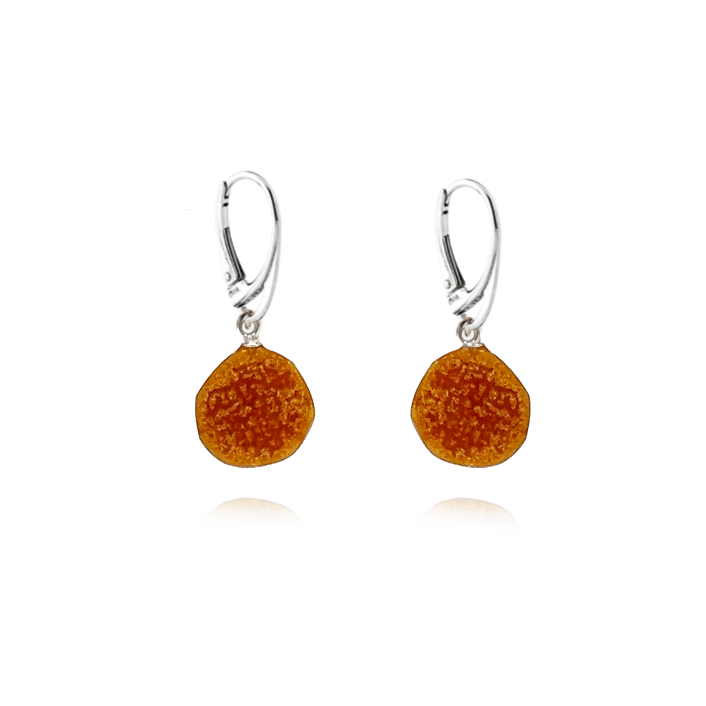 Amber earrings with silver 925 "Baltic"