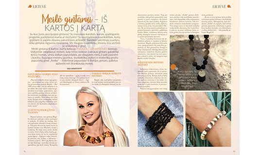 Love for Amber - From Generation to Generation / Lithuanian Magazine