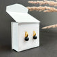 Luna Drop – Matte Black Baltic Amber Earrings, 18K gold-plated or 925 sterling silver