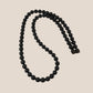 Timeless Shadow Matte black Baltic amber necklace