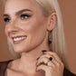 Eclipse Ring – Matte Black Baltic Amber Statement Ring, 925 sterling silver or 18K gold-plated