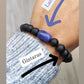 Amber bracelet with lazurite "Blue stone"
