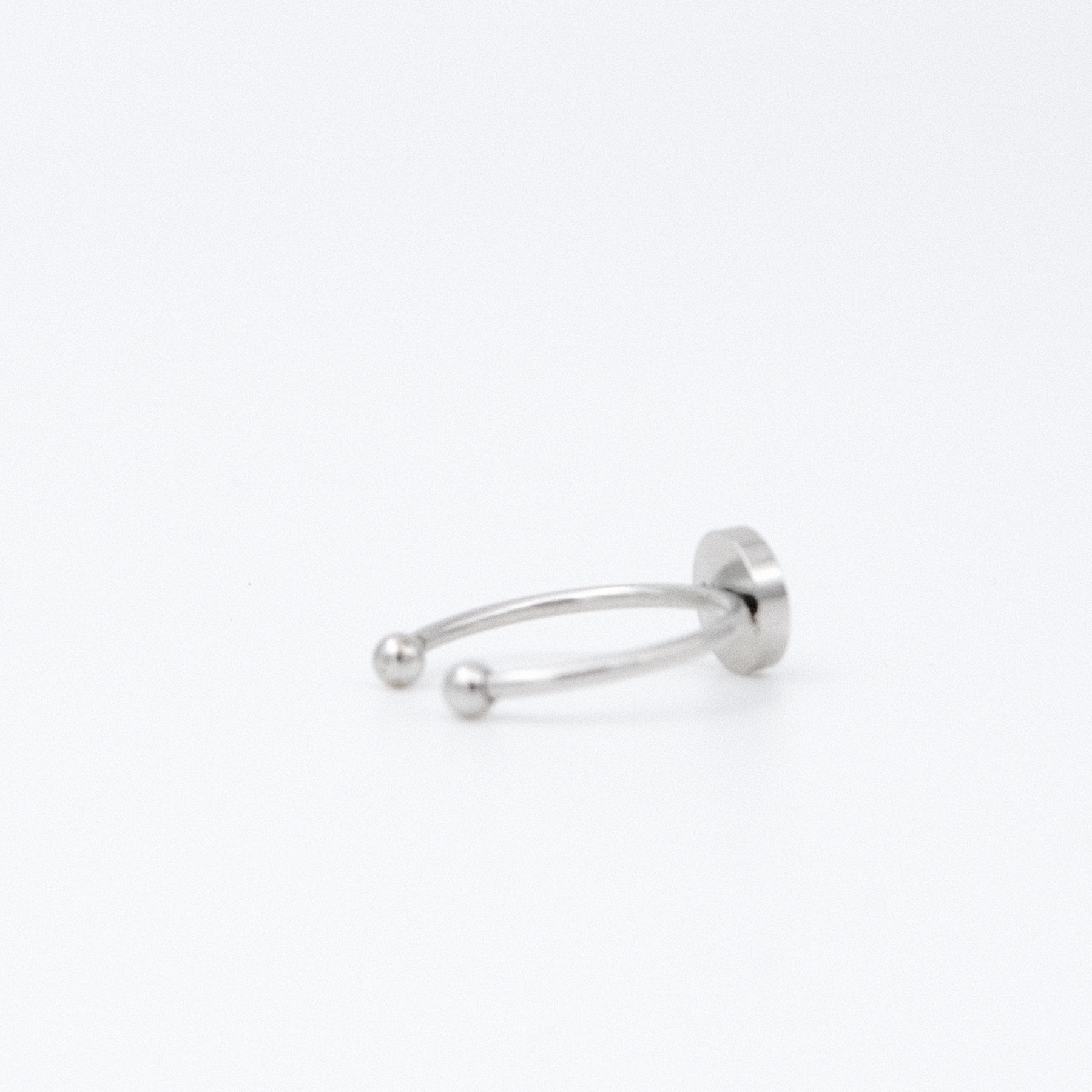 Amber ring, adjustable size "Snow"