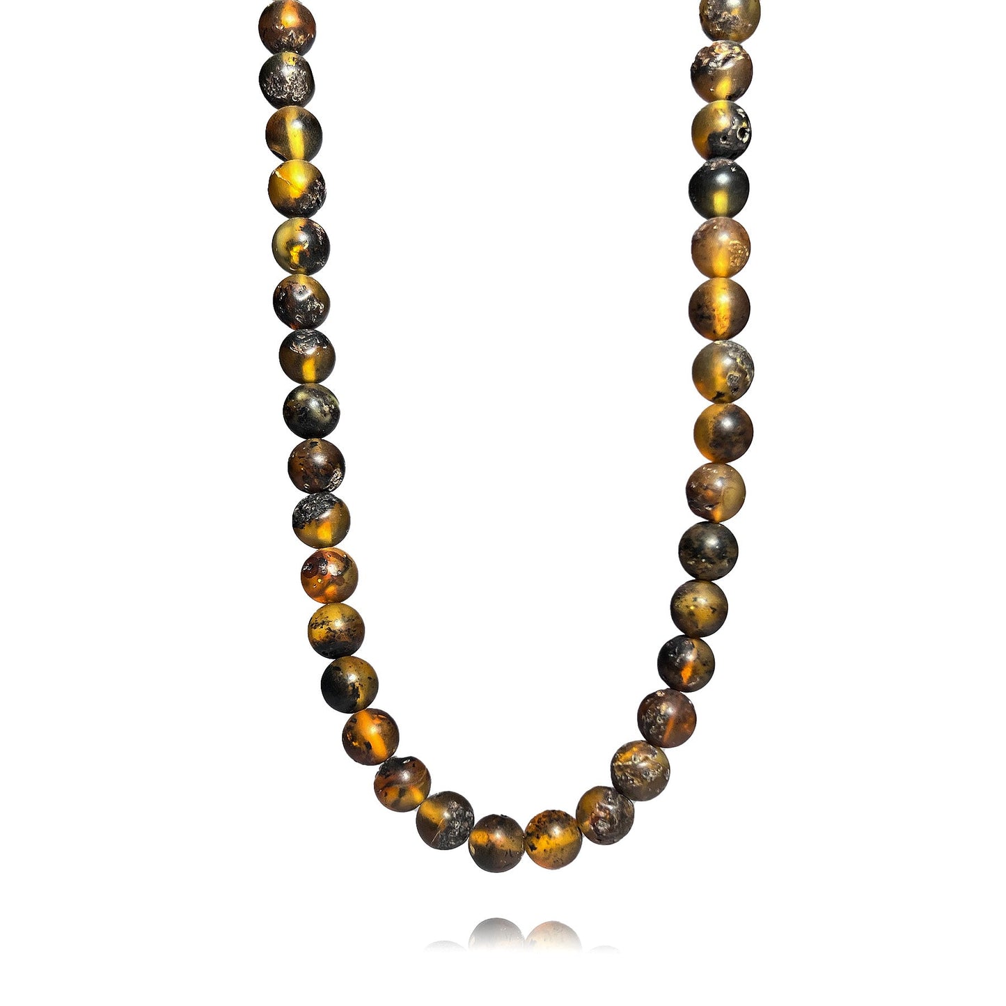 Matte necklace 61cm "Herba"