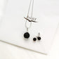 Amber set with silver 925 "Bellum silver Mini"