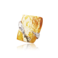 Silver 925 ring with amber "Tenderness"