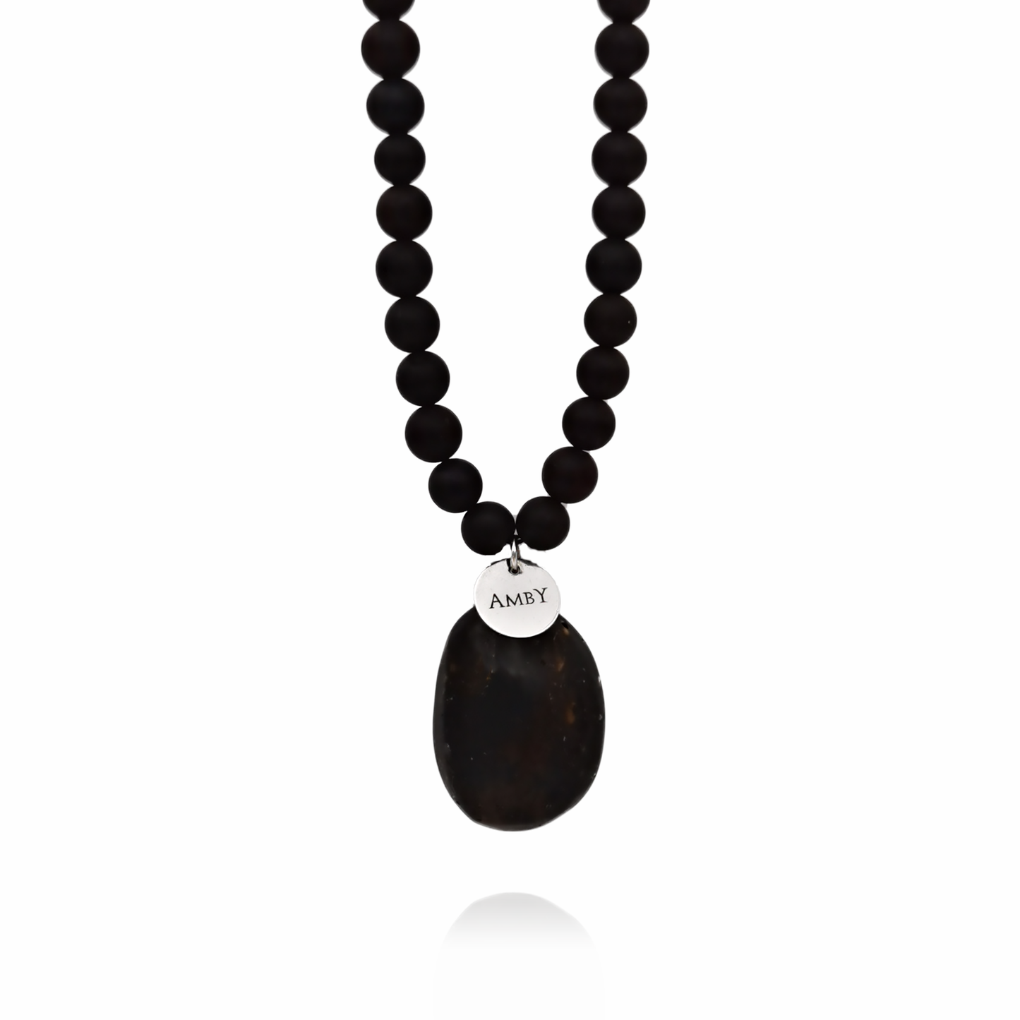 Amber necklace "Bella"