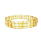 Transparent amber bracelet "Glass"
