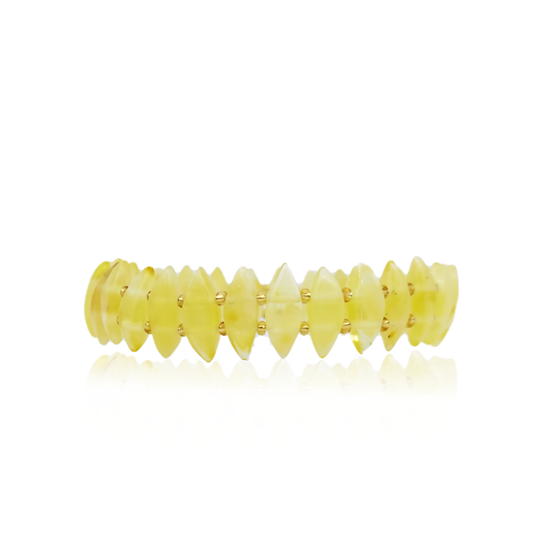Amber bracelet "Crown"