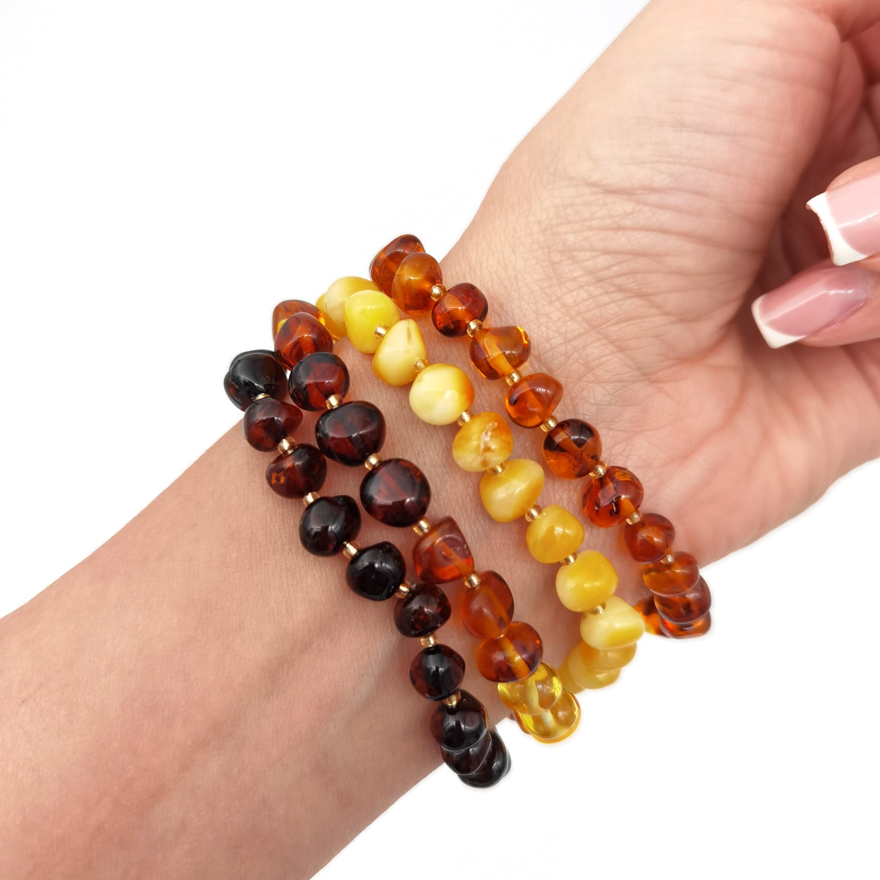Amber bracelets "Minimalist"