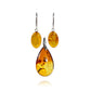 Amber set with silver 925 "Robin"