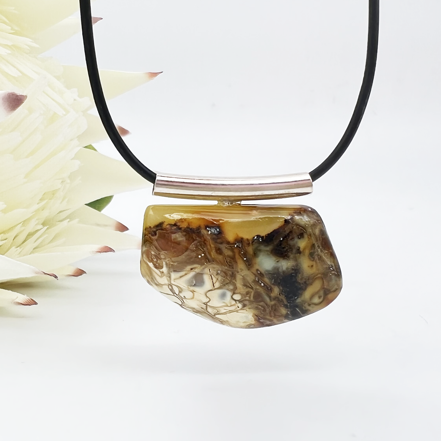Amber pendant "From Venus"