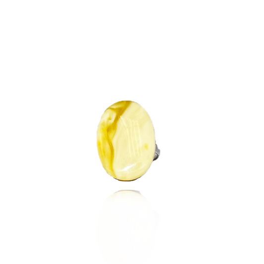 Amber rings with adjustable size "Dance"