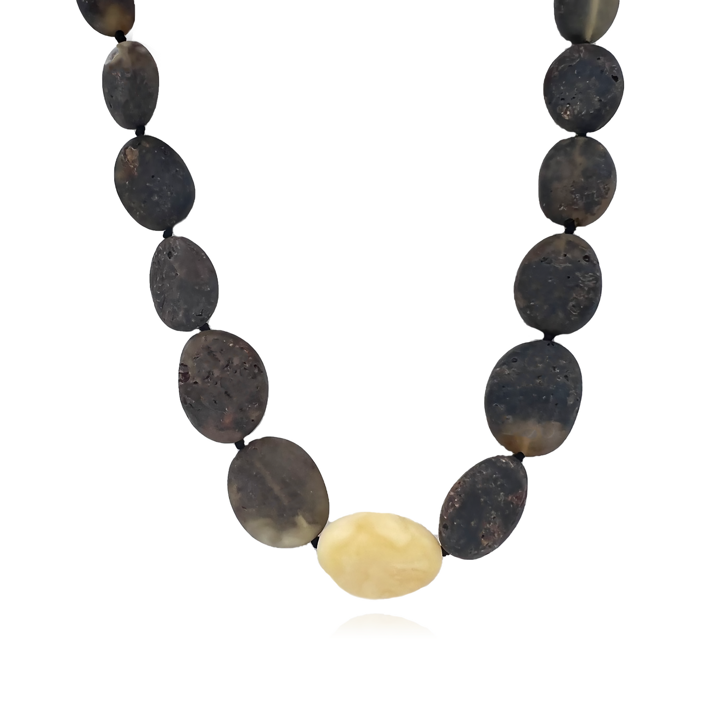 Amber necklace "Accent"