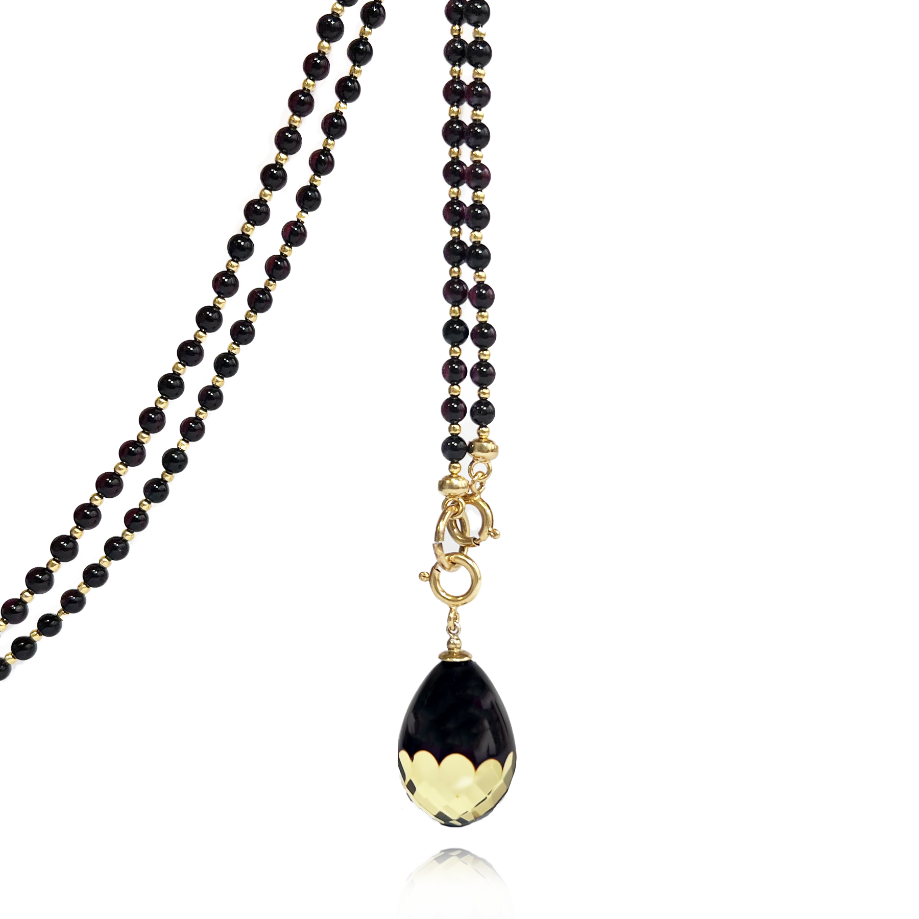 Luxury amber set with silver 925 "Sunrise"