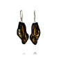 Amber earrings with silver 925 "An Ode"