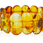 Amber bracelet with inclusions "Meeting"
